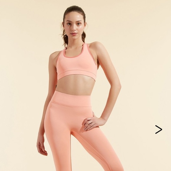 All Access Front Row Bra Peach Blossom with Melon - Picture 4 of 8